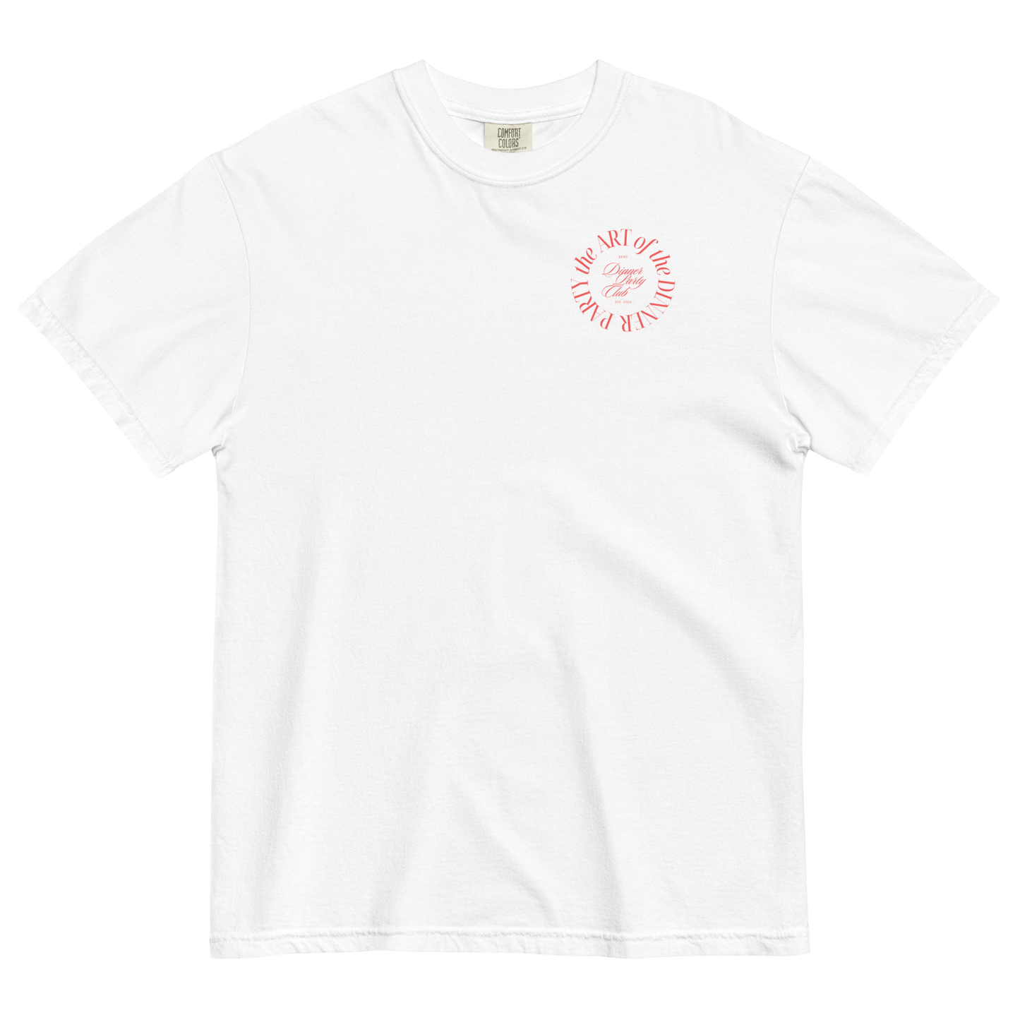 Dinner Party Club Graphic Tee - White