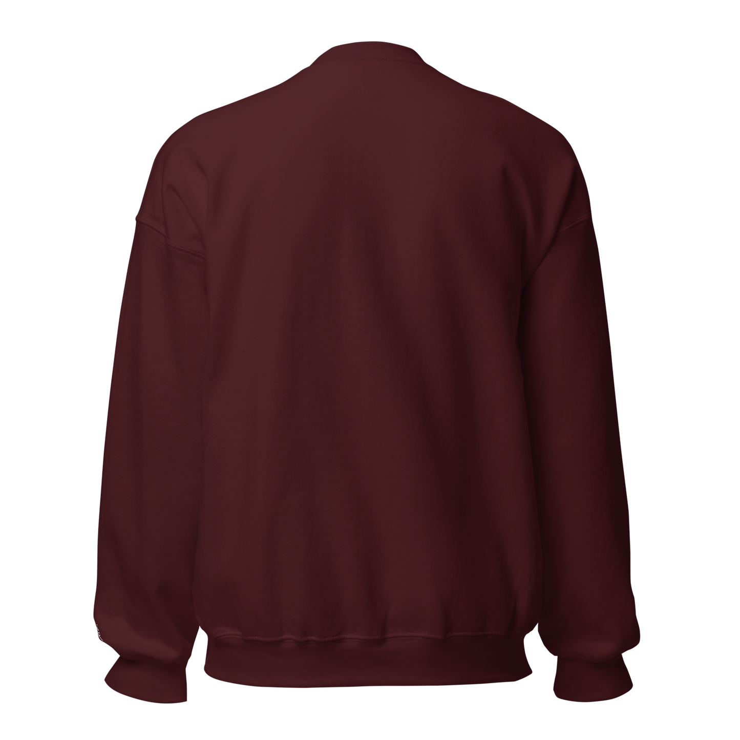 "Not a Chef" Embroidered Crewneck Sweatshirt - Maroon