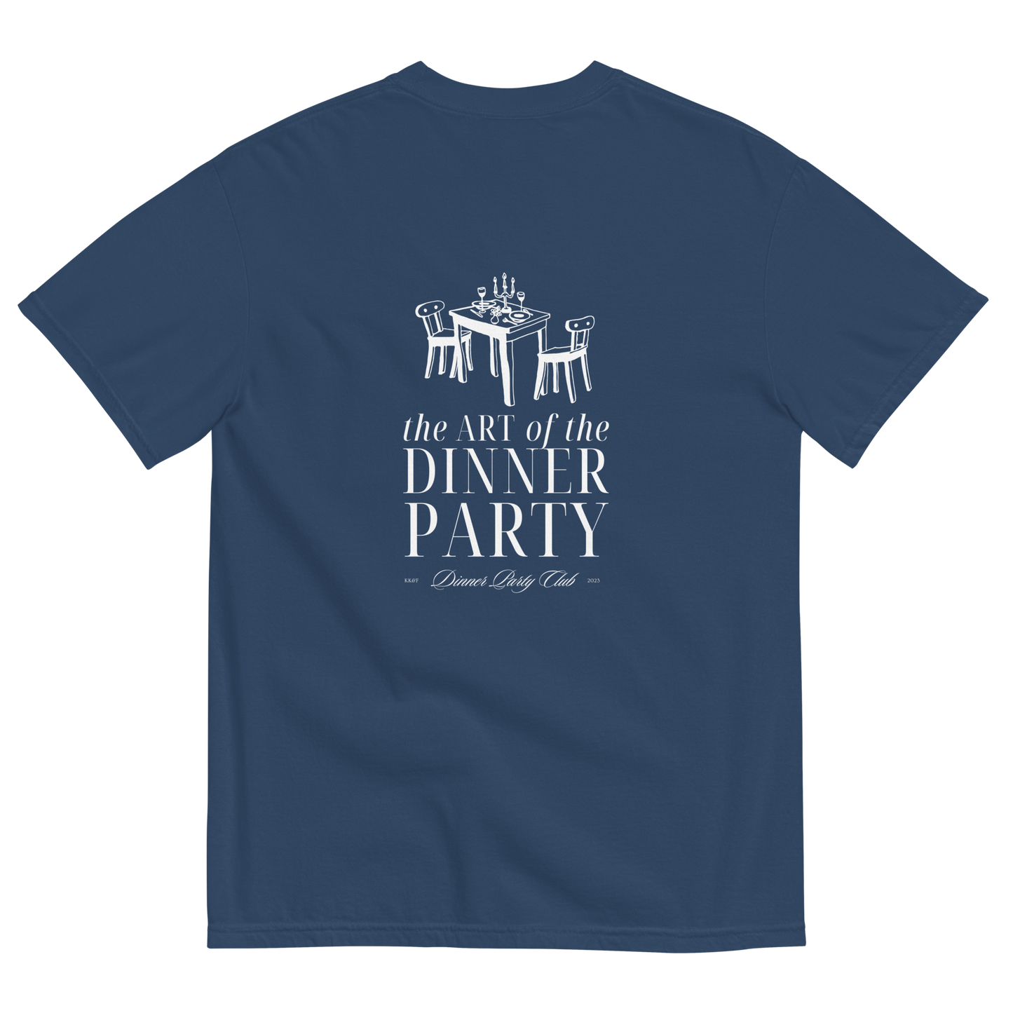 Dinner Party Club Graphic Tee - Navy